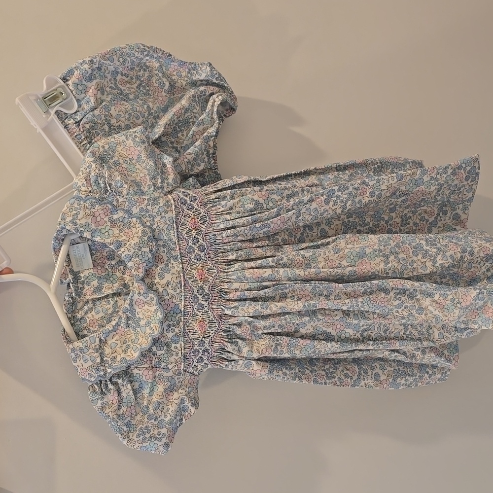 EDGEHILL COLLECTION smocked Dress w/bloomers
